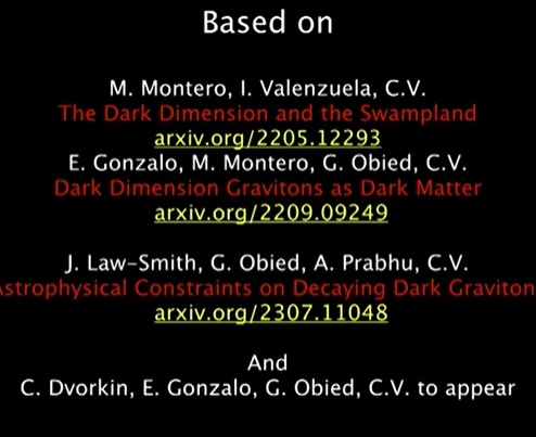 emulenews's tweet image. #Strings2023 Swampland and a Unification of the Dark Sector, by Cumrun Vafa pirsa.org/23070014