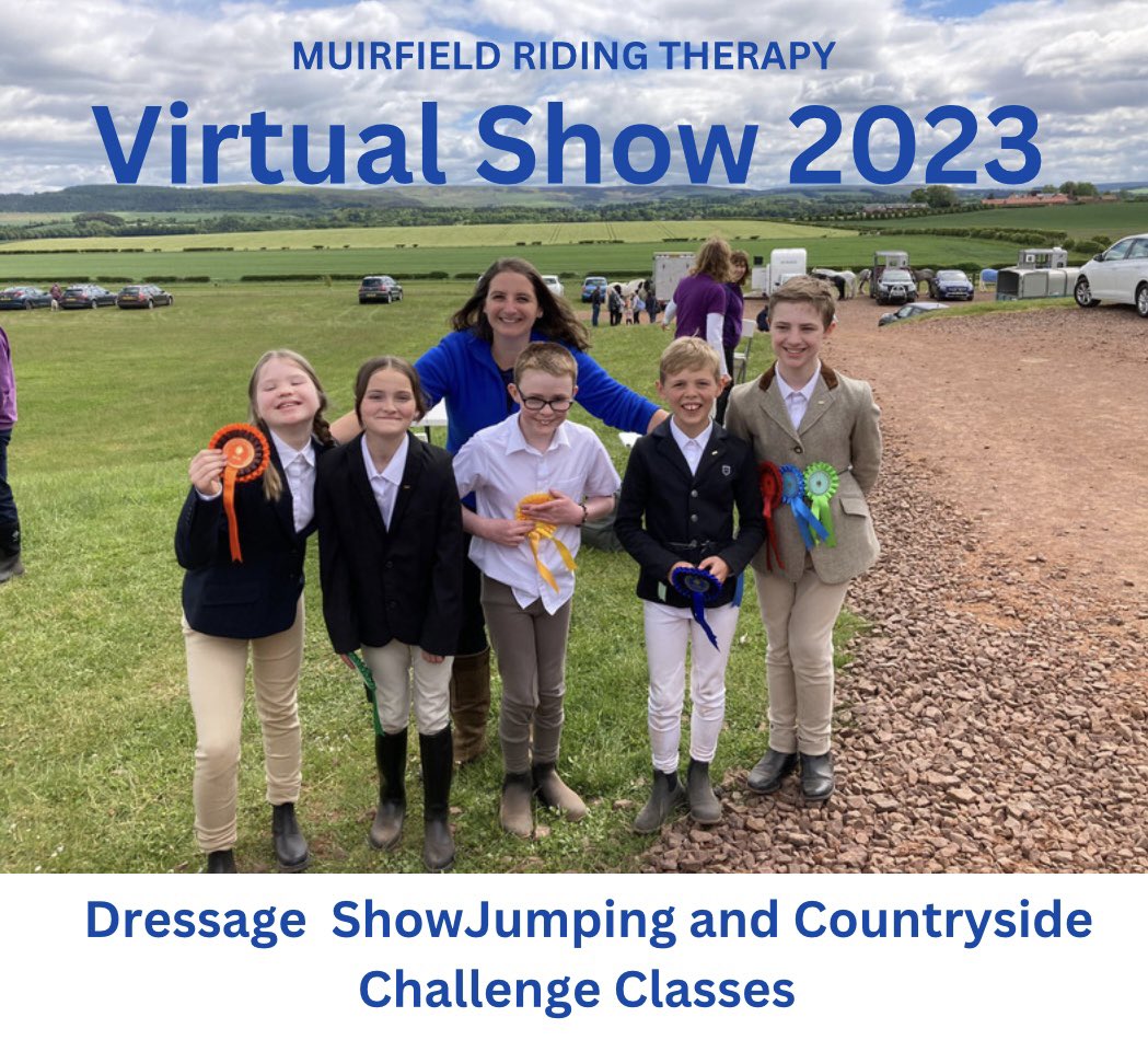 Muirfield Riding Therapy (@rtmuirfield) on Twitter photo #Equestrians of all abilities and ages. Canāt make Sundayās big Summer Show here at West Fenton? Thereās still time to enter our inaugural Virtual Show. Videos need to be submitted by this Fri 28/7 šµļø lovely rosettes for all classes
Info/Enter muirfieldridingtherapy.org.uk/event/muirfiel⦠#EastLothian #Equestrians of all abilities and ages. Canāt make Sundayās big Summer Show here at West Fenton? Thereās still time to enter our inaugural Virtual Show. Videos need to be submitted by this Fri 28/7 šµļø lovely rosettes for all classes
Info/Enter muirfieldridingtherapy.org.uk/event/muirfiel⦠#EastLothian