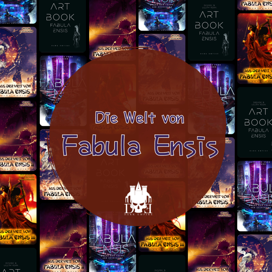 dark_verlag's tweet image. ⚔️ Die Welt von Fabula Ensis ⚔️

Der Genre-Mix aus Cyberpunk, Dark Fantasy und Science Fiction von @desade_sick und @lillith_korn entführt euch in die Welt der Tengu und Shinigami. Euch erwarten Kämpfe gegen Dämonen, viel japanische Kultur und ein Weltlauf gegen die Zeit.