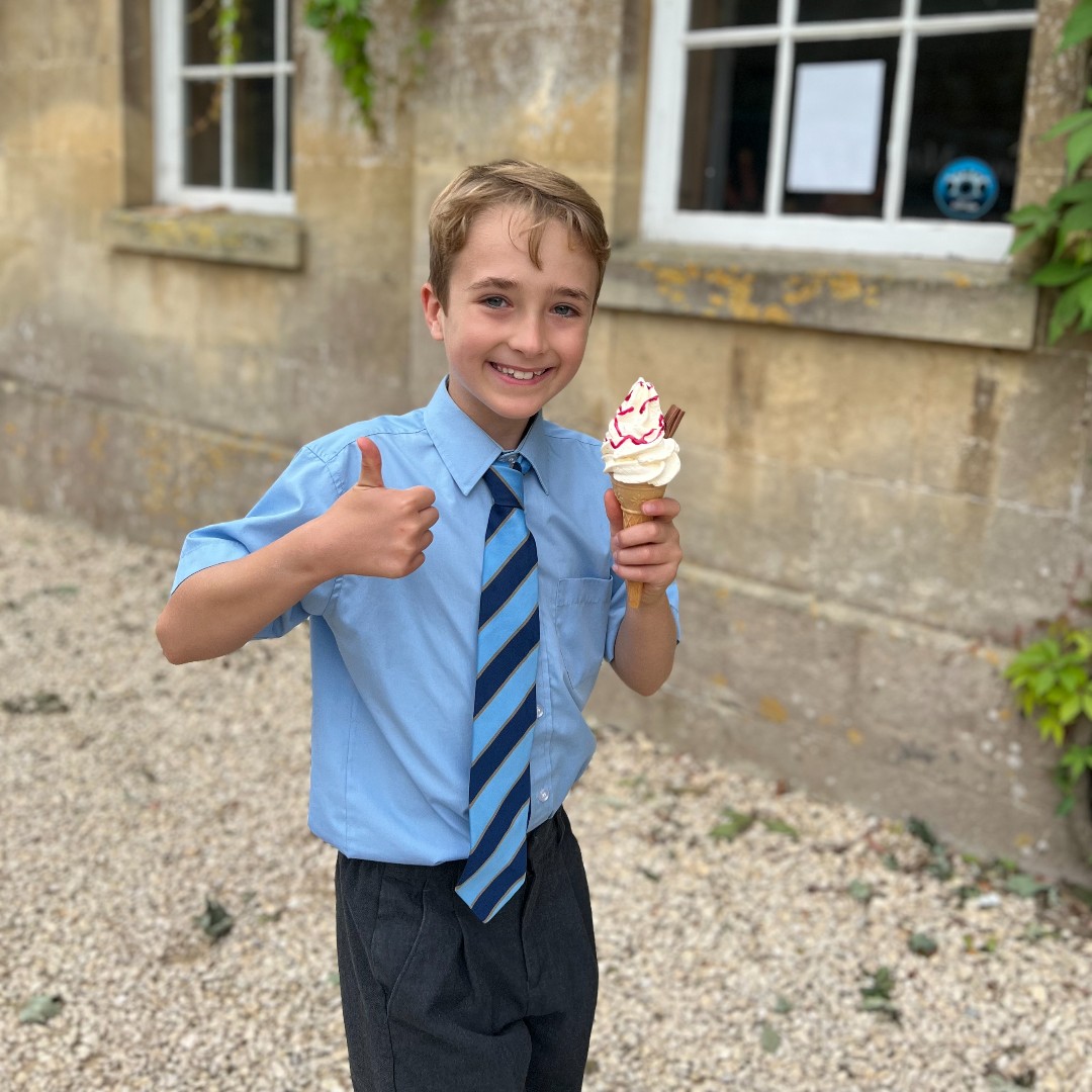 ⭐ CONGRATULATIONS TO THIS YEAR'S WINNING HOUSE - ROMANS! We hope the visit from the ice cream van was a wonderful way to celebrate a successful year ⭐ #HouseChampionships #IceCream
