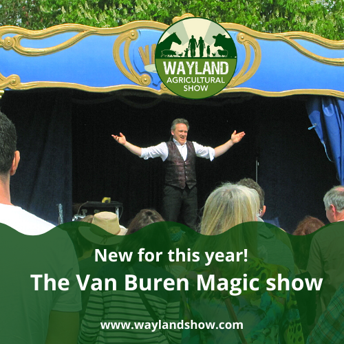 WaylandShow's tweet photo. There's something magical happening for the fist time at this year's show with the  Van Buren Magic Illusion Spectacular -  “The only show of its kind in the world”!! https://t.co/ImJ2vmYJYa