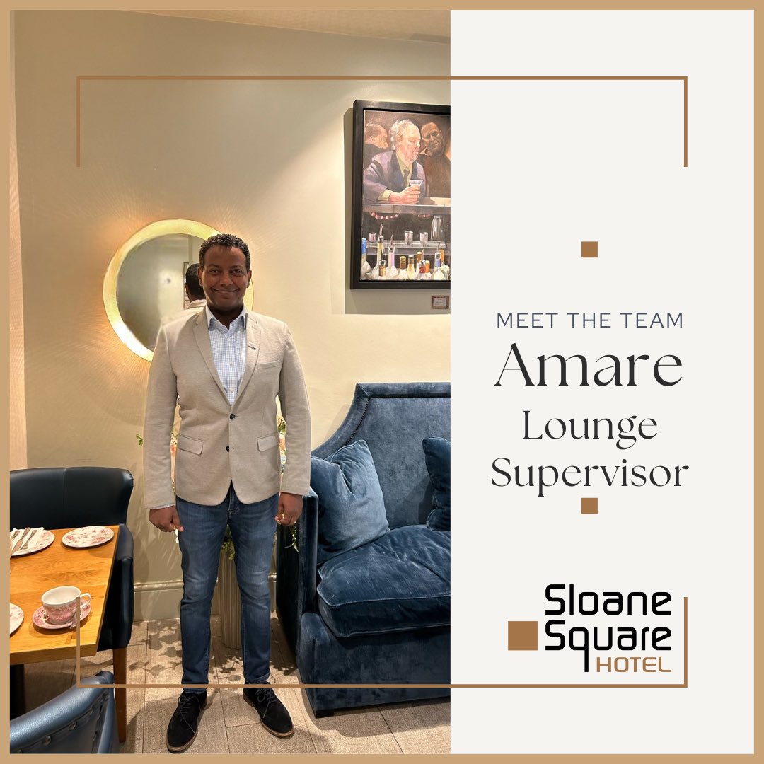 Meet Amare, our Lounge Supervisor.

When it comes to stock control, Amare is a perfectionist.

With paper and pen in hand, we ensure you that he will keep a tab of any croissant “gone missing” from our buffet 😉
Jokes aside, Amare looks very well after our lovely Lounge.