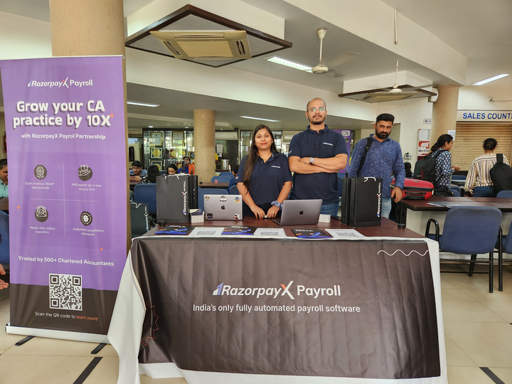 RazorpayX's tweet photo. 📸 An event exclusively for #CAs where CA Kashmira Nirmal addressed 50+ practising CAs &amp; talked about the Future of CA Practice using Technology and Emerging Opportunities 

@icaiahmedabad @Dranjali_choksi https://t.co/583ddQyV33