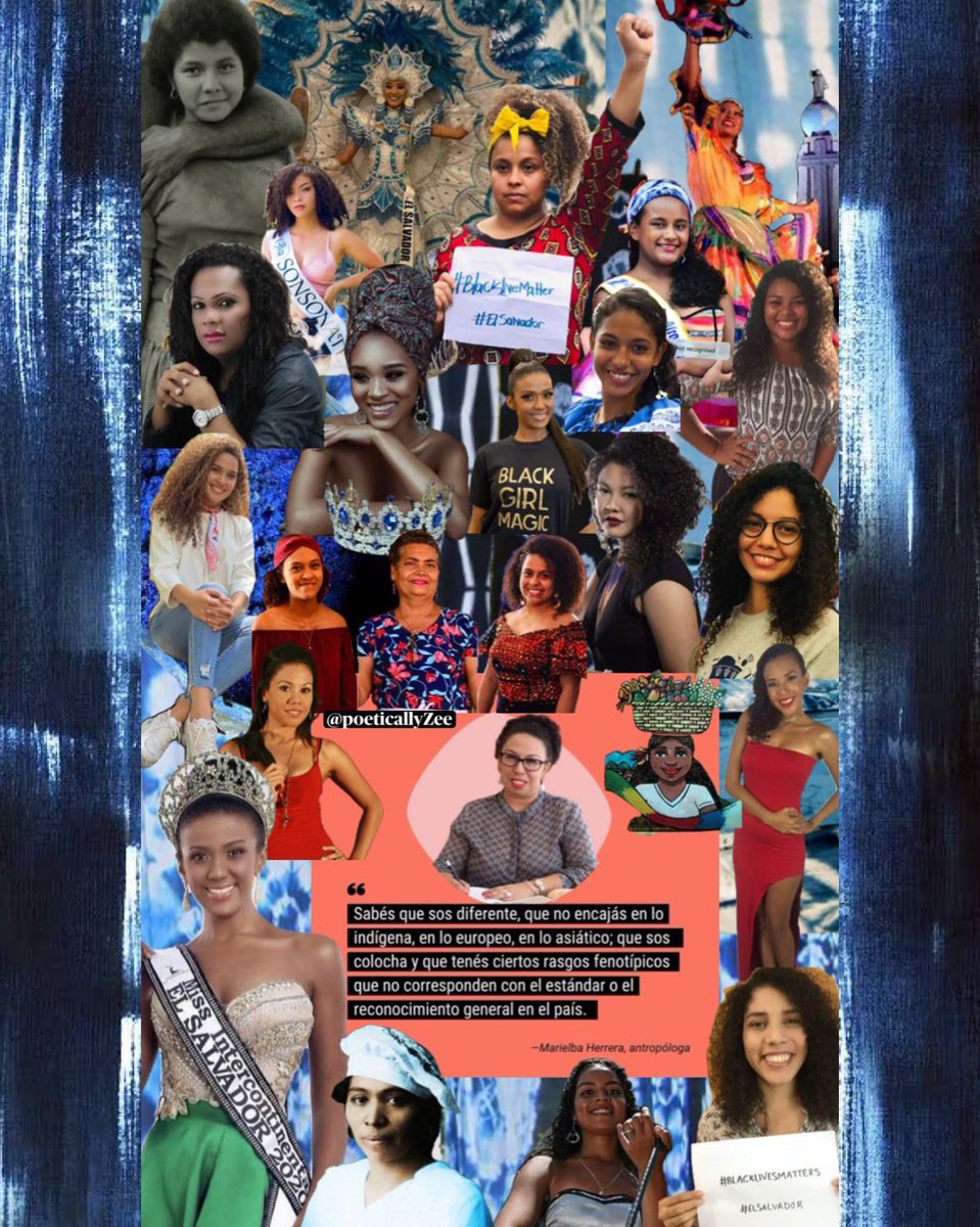 July 25th is International Day of Afro-Latinas, Afro-Caribbean & African Diaspora 💙shoutout to all of my Black & Afrodescendant Salvadoreñas in the diaspora 💙 despite still not being recognized in Salvadoran society, we know who we are & our existence & experiences are valid 🌹