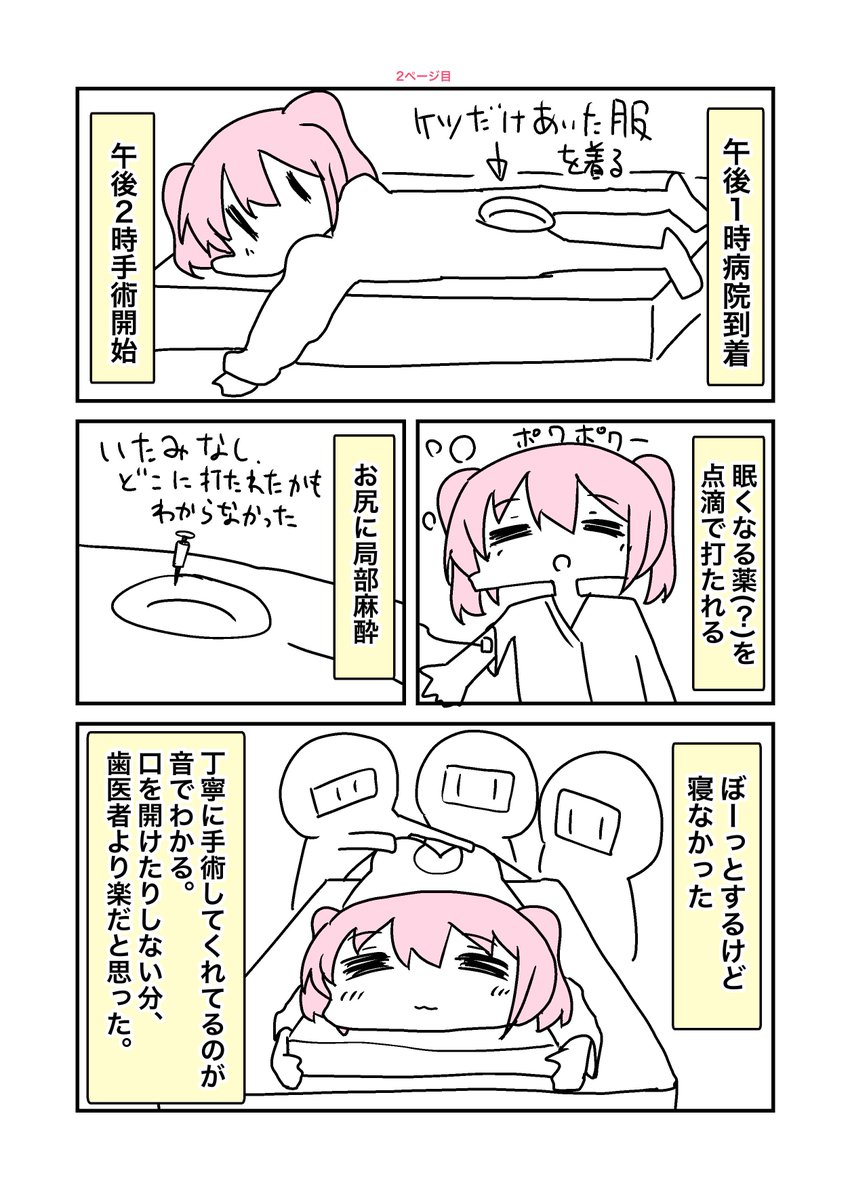 痔の手術をしてきた話(2/2) 