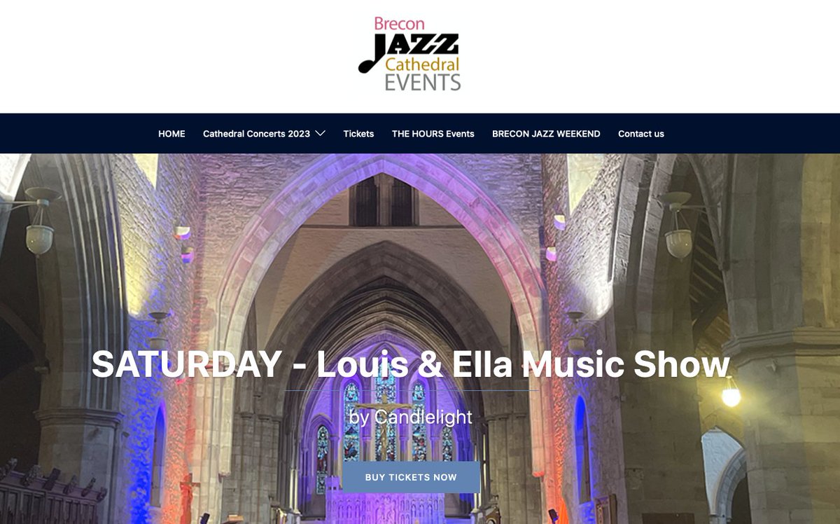 Re shared: <a href="/CathedralJazz/">CathedralJazzBrecon</a> 

Tickets are selling well.
So get yours now and see great shows in an amazing venue and all by candlelight

breconcathedraljazz.wales

#breconcathedraljazz
#breconjazzfestival40
#breconlegend