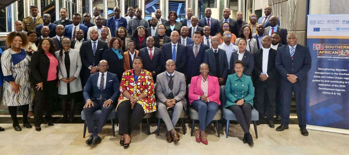 UNODC_ROSAF's tweet photo. A l'approche de #WorldTIPday, @ONUDC, en partenariat avec @SADC_News et @Interpol, organise un cours de formation des formateurs sur la #traite des êtres humains et le #trafic de migrants. Les formations continueront dans leurs États membres. Merci à @eu_eeas pour son soutien. https://t.co/uFT5wEqH6i