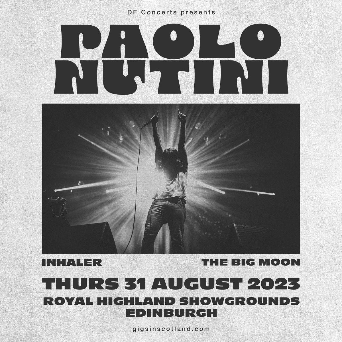 We’ll be supporting the amazing @paolonutini in Edinburgh at the end of August! 
Tickets on sale Friday