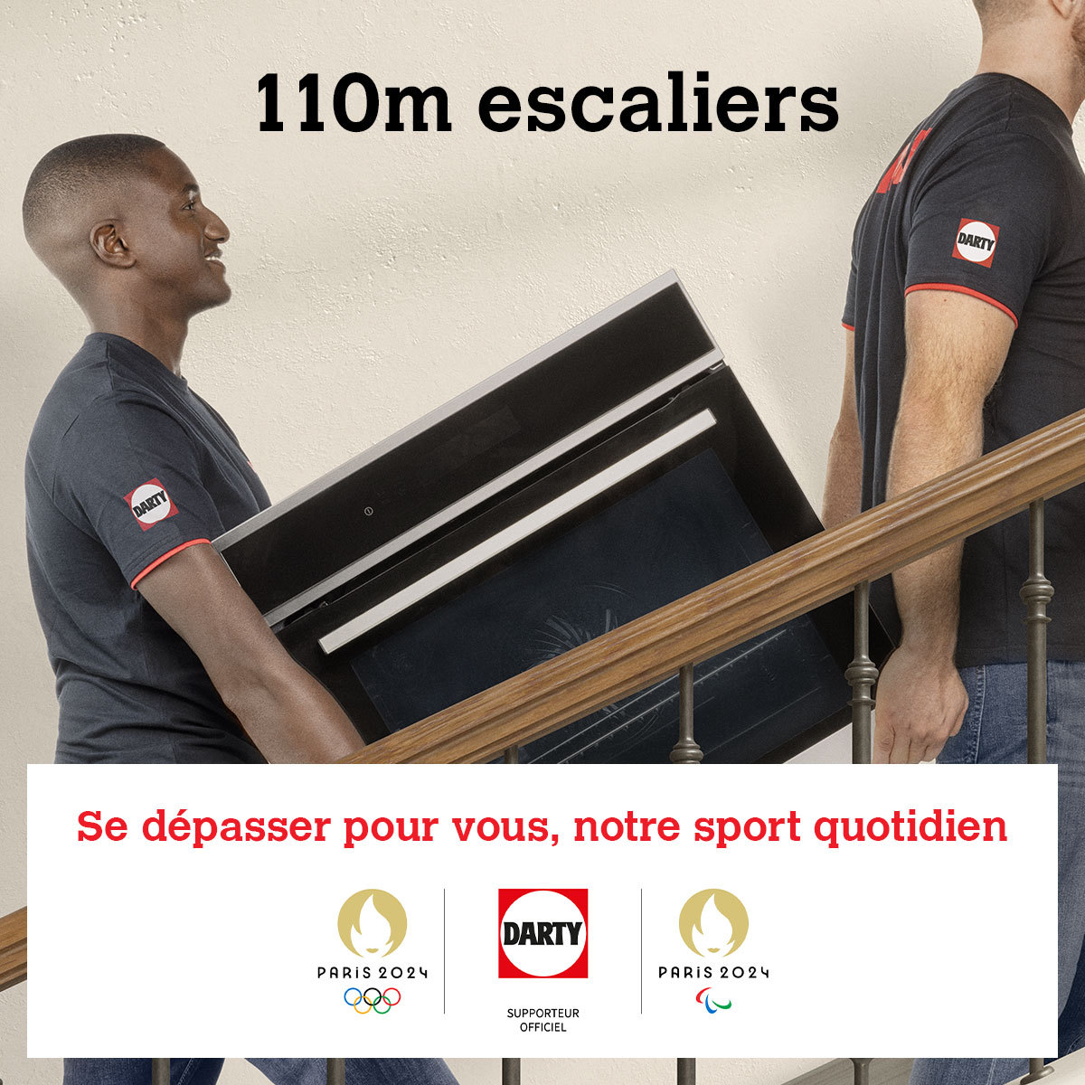 GroupeFnacDarty's tweet photo. À un an des Jeux Olympiques et Paralympiques de @Paris2024, @GroupeFnacDarty, Supporteur Officiel de l'évènement, dévoile sa campagne de marque 🎉

Un partenariat qui célèbre le #sport et la #culture et pour lequel nous apporterons notre savoir-faire.  

#OneYeartoGo #Paris2024 https://t.co/KFkqll6JNi