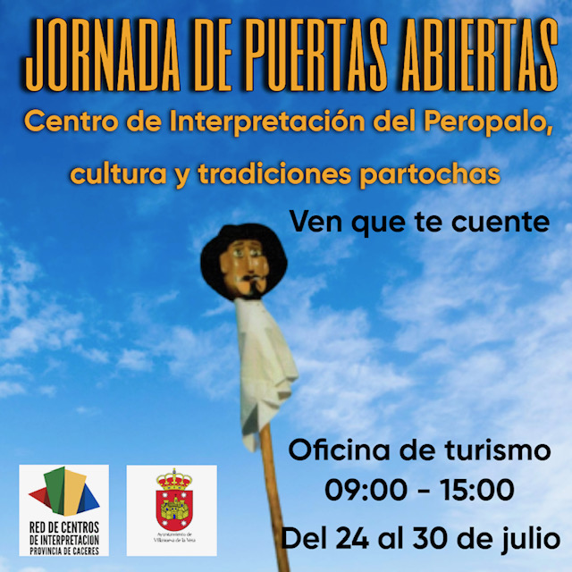 ciperopalo's tweet photo. Os esperamos en el Centro de Interpretación, 
ven a conocer la historia del #Peropalo y la cultura y tradiciones partochas en #villanuevadelavera https://t.co/2HoU23Ja2o
