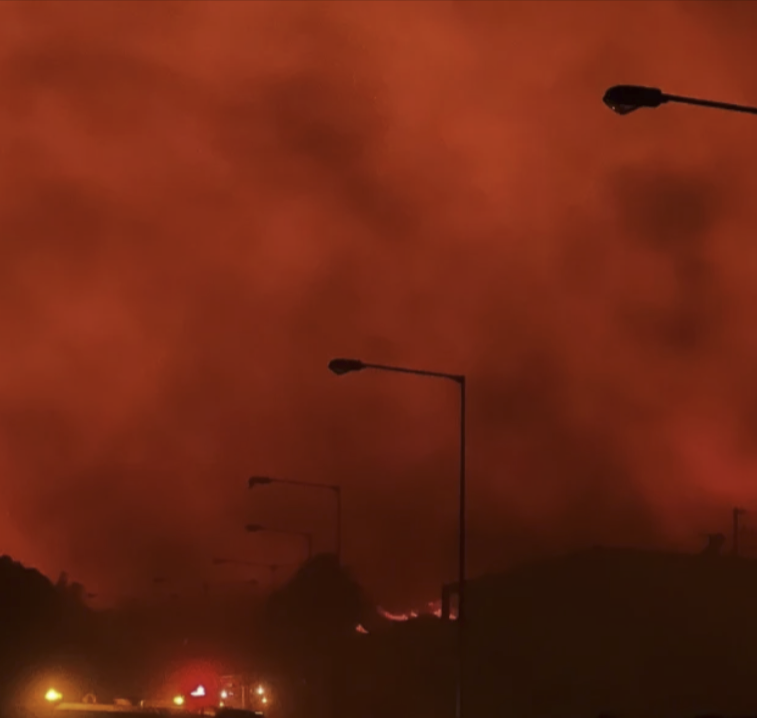 .<a href="/Ryanair/">Ryanair</a>'s decision to keep flying into climate-crisis fire-ravaged Rhodes makes complete sense when you remember their real corporate identity as Satan's own airline, destination the fiery pits of Hell, guaranteeing the worst passenger experience possible. 🤷‍♀️🔥😱😈