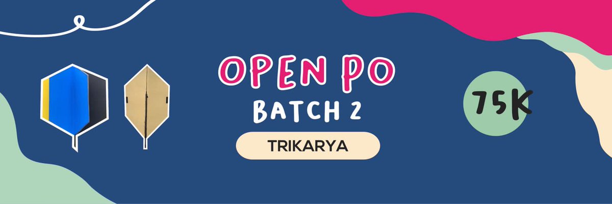 chiffcookies's tweet photo. OPEN PO BATCH 2 TRIKARYA KATAKU BURUAN SEBELUM SOLD OUT LAGI #TRIKARYA #ATRIBUTPPSMB https://t.co/VoRocxtNzR