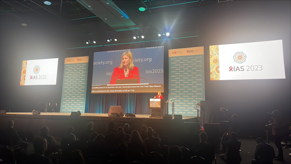 🆕 BREAKING – @QldGov's @ShannonFentiman announces that #Queensland, Australia, will remove co-payment for antiretroviral therapy, making these already-subsidized medicines for people living with #HIV absolutely free. #IAS2023