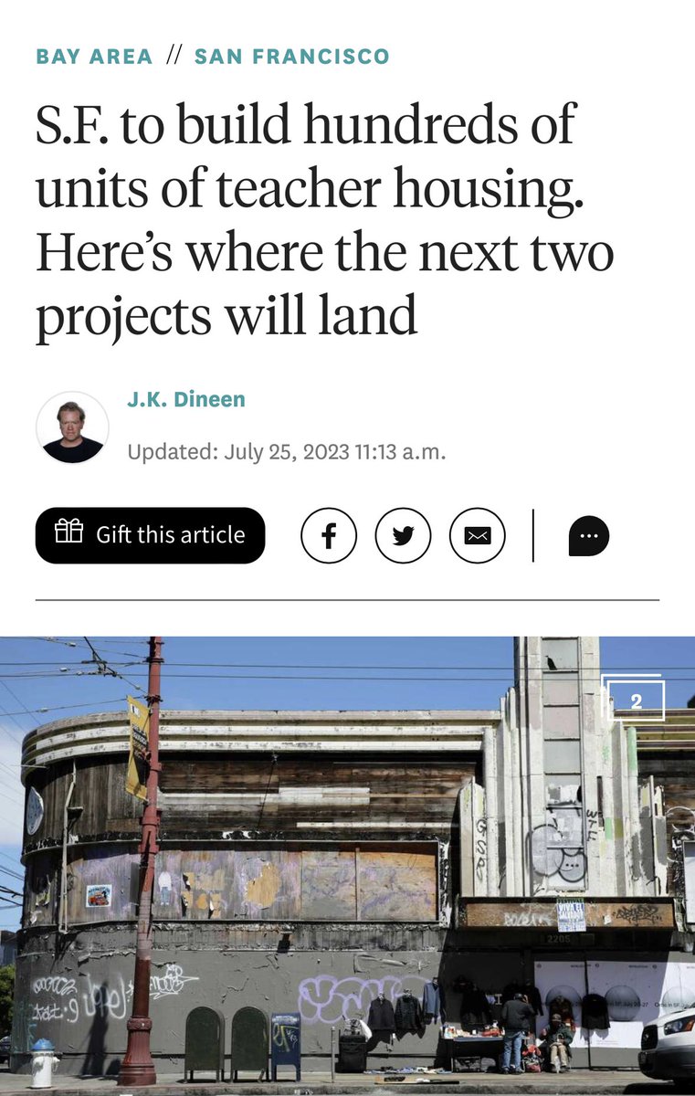 300+ units of educator housing are coming to SF.  This was a huge priority when I was President of the School Board, we worked with Mayor Lee to secure the funds, and change the local and state laws to make it possible. So important that we get this done and build many thousands