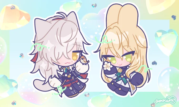 all the cat and bnuuys together #HonkaiStarRail 