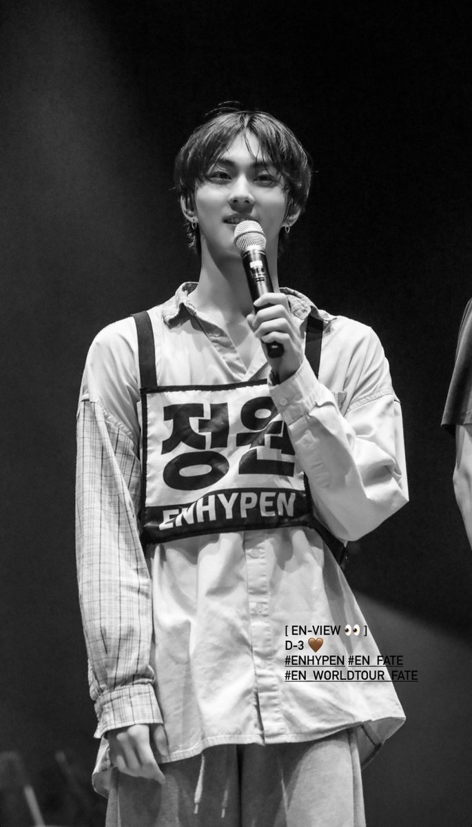 enhypenupdates's tweet photo. [INSTAGRAM] 230726

“[ EN-VIEW 👀 ]
D-3 🤎
#ENHYPEN #EN_FATE #EN_WORLDTOUR_FATE”

(1/2)

@ENHYPEN_members @ENHYPEN #엔하이픈 https://t.co/yVd8byTe3W