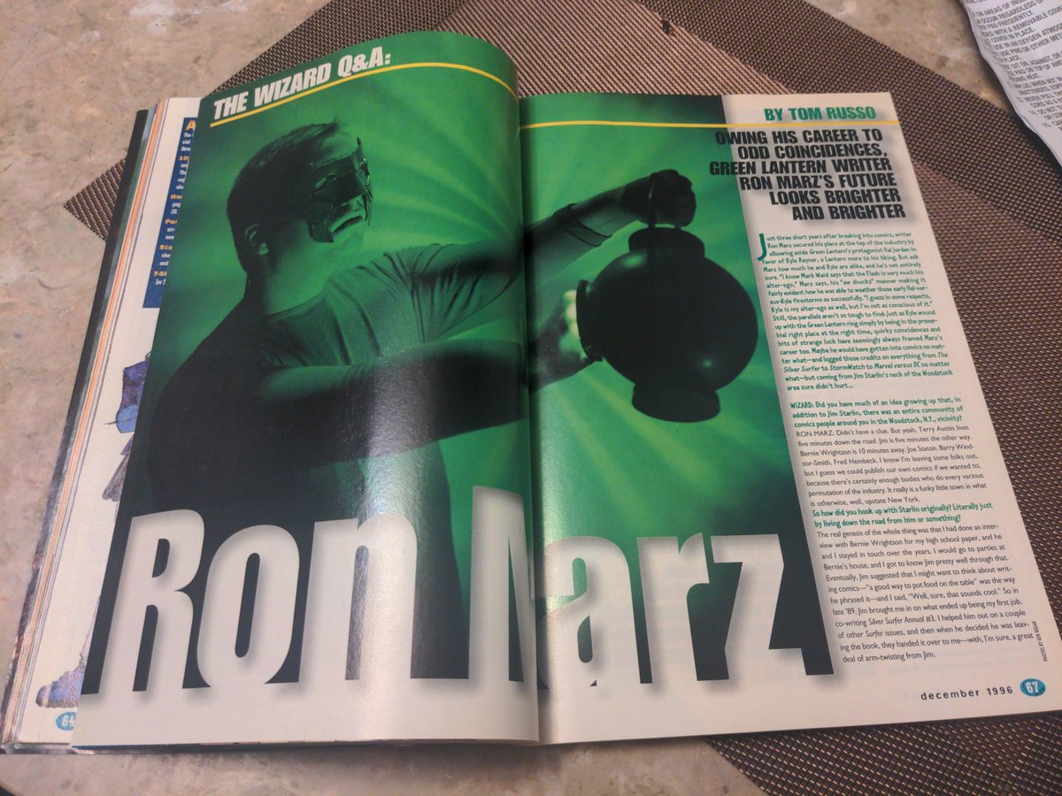 EricWritesWords's tweet image. Wizard Magazine #64 is full of history! Great interview with @ronmarz and @robertliefeld and @FrankMillerInk 

#comicbooks #wizardmagazine