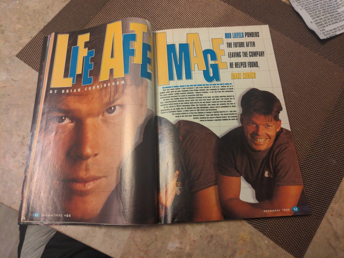 EricWritesWords's tweet image. Wizard Magazine #64 is full of history! Great interview with @ronmarz and @robertliefeld and @FrankMillerInk 

#comicbooks #wizardmagazine