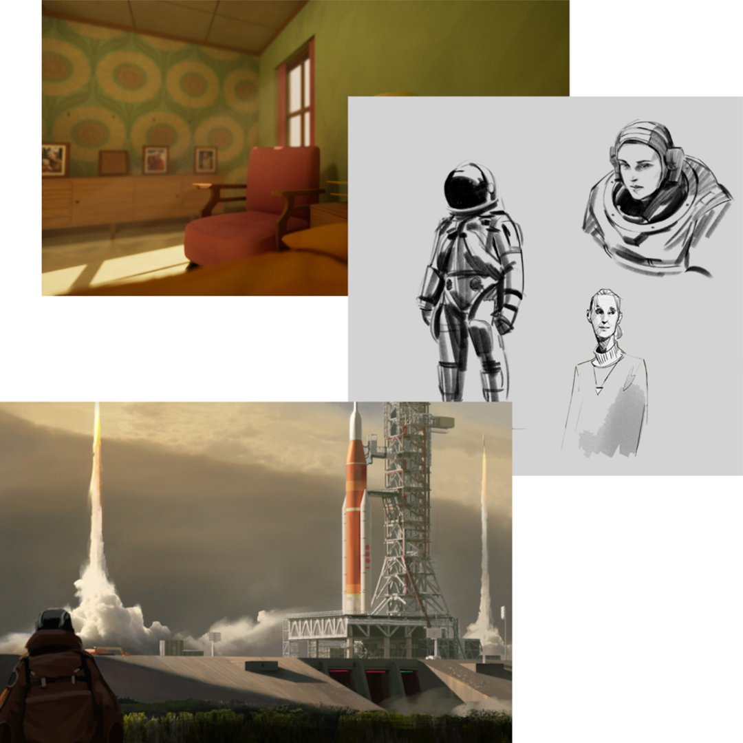 A snapshot of concept art from ‘Sundown’, the story-driven adventure game we’re developing thanks to funding from <a href="/screenaustralia/">ScreenAustralia</a> 🚀

#SundownGame #Interactive #Storytelling #GameDev #GameDevelopment #GameArt