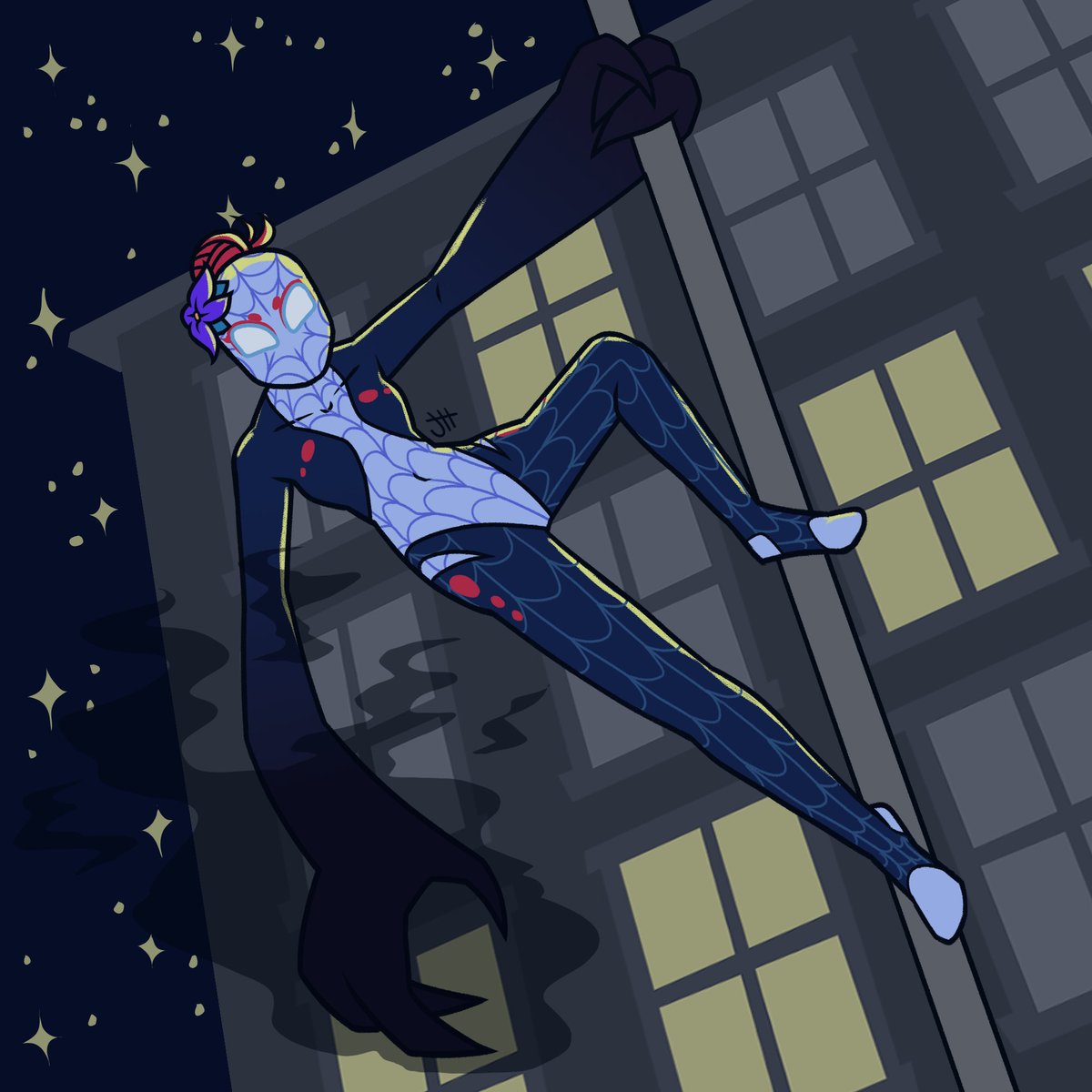 Dead_Goldfish01's tweet photo. Shadow Weaver, a Spider-sona from @kktwojingle, a super cool design!

#artfight2023 #artfightwerewolves #artfightvampires https://t.co/AKZLgc2GWp