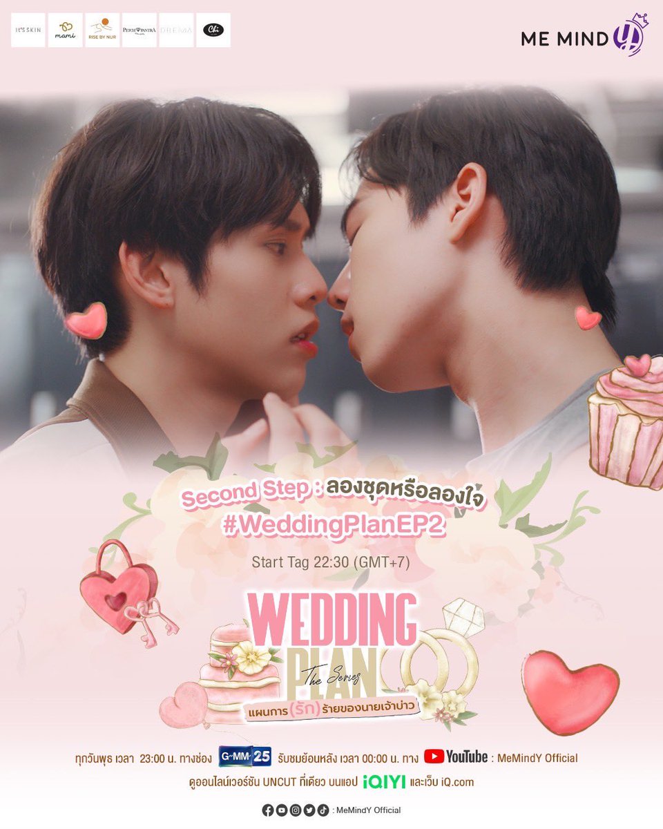 sunnywnrt's tweet photo. คืนนี้ Wedding Plan The Series แผนการ (รัก) ร้ายของนายเจ้าบ่าว Second Step : ลองชุดหรือลองใจ

แฮชแท็กที่ใช้ในช่วงออนแอร์ #.WeddingPlanEP2
เริ่มเทรนด์ 22:30 น.

Please use This hashtag  #.WeddingPlanEP2 when the series airs at 10:30 p.m. onwards https://t.co/QOA4nlQDfE