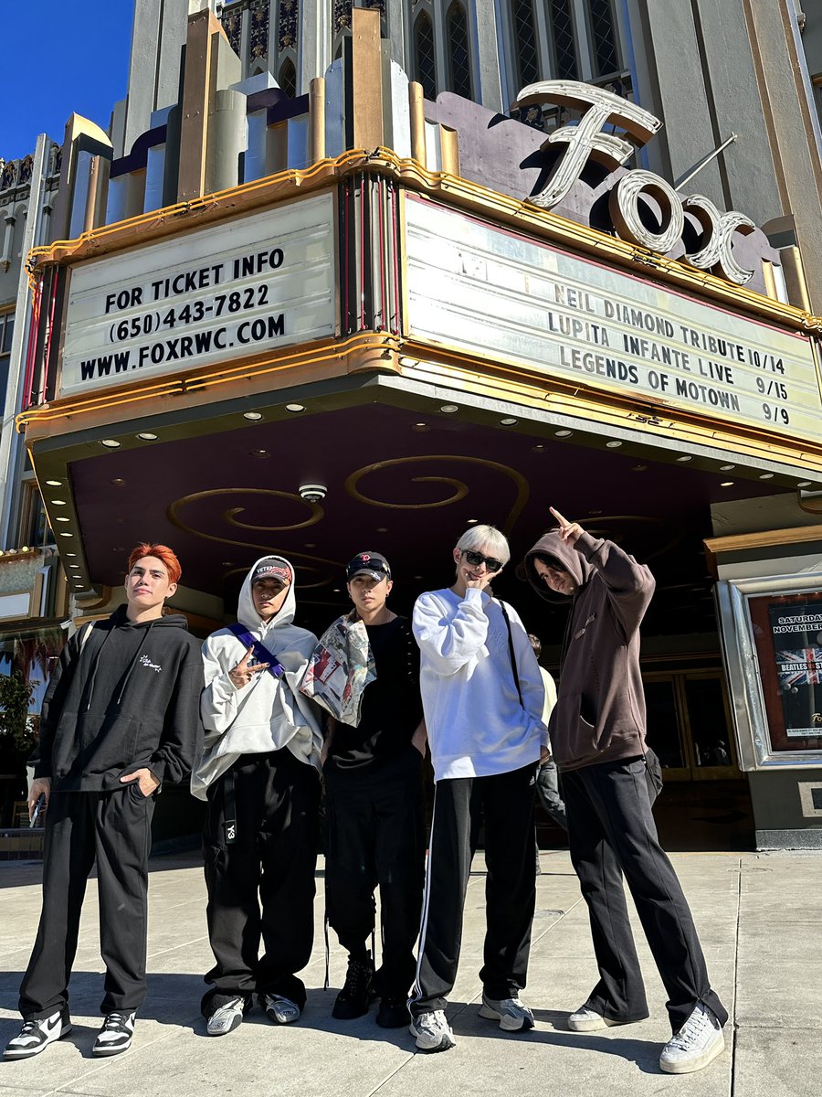 ⚠️ PAGTATAG! World Tour San Francisco

We have arrived! We’ll be back in Redwood City for our concert happening this Friday—July 28!

See you again in a few days, A’TIN! 
🎫 Tickets available via foxrwc.showare.com/orderticketsve…

#SB19 #PAGTATAG  #SB19PAGTATAG
#PAGTATAGWorldTour