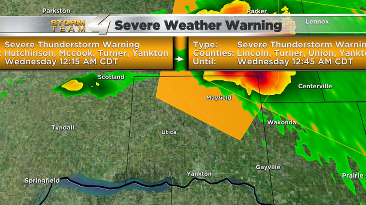 Yankton County severe weather alert.  For more details click here. ktiv.com/category/16252…