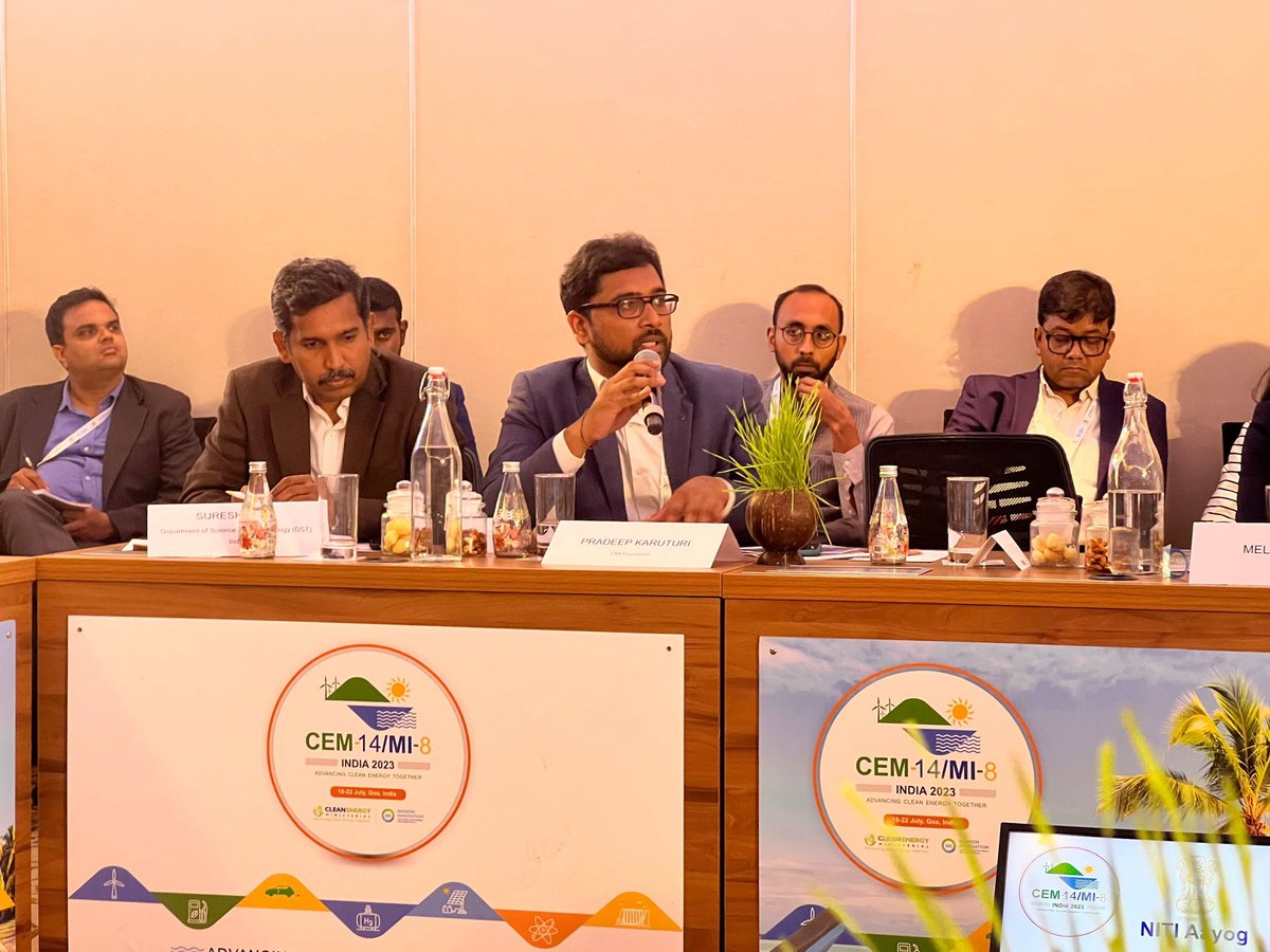OMI Foundation was glad to be part of the #CleanEnergyMinisterial @KaruturiPradeep spoke at the event about the importance of international collaboration to enable a safe and clean transboundary movement and management of end-of-life batteries.  @CEMSecretariat #Expertspeak