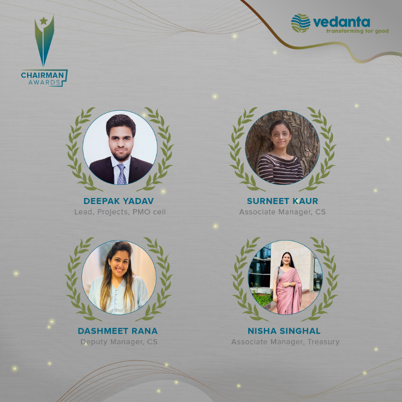 Vedanta_Group's tweet photo. Onward and upward! 🚀 
Congratulating the remarkable achievers at #Vedanta for winning the prestigious #ChairmanAwards in recognition of their invaluable contribution to the company's growth.

#EmployeeRecognition #Awards #EmployeeConnect #PeoplePractices