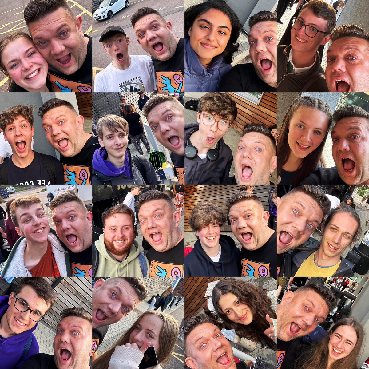 Managed to grab a few faces at the end..

I’m not crying you’re crying 😢