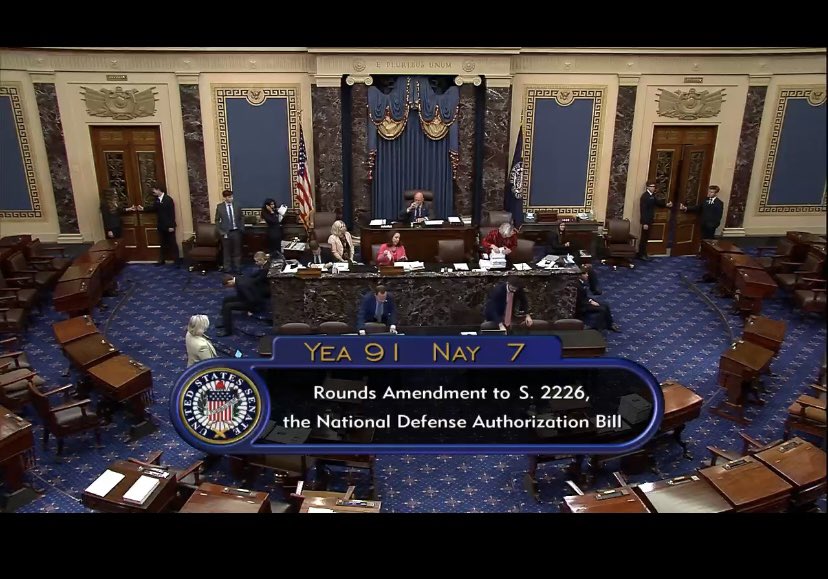 The Senate today added to the NDAA an amendment barring certain property purchases in the U.S. for Iranian, Chinese, and Korean nationals.

Most Democrats joined on. Feinstein unapologetic among them. Terrible and racist move to codify nationally what’s been happening at states