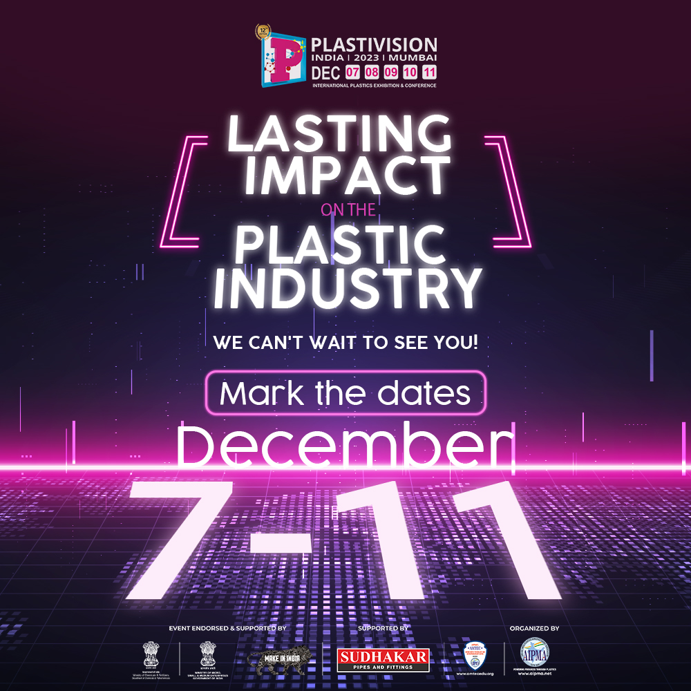 plastivision_in's tweet photo. With a diverse audience and unparalleled #networking #opportunities, this #exhibition is your gateway to new partnerships and endless possibilities.

Register Now: ://bit.ly/3bCaUYK

#PlastivisionIndia #plastics #plasticsindustry #india #business #MarkYourDates #plasticexhibition https://t.co/PX7w0CbqfP