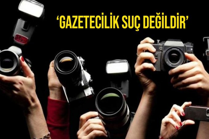 TEKRARLIYORUZ: #GazetecilikSuçDeğildir

#GazetecileriSerbestBırakın
#ÖzgürBasınSusmayacak
#susmakyok
#SUSMAYACAĞIZ
#TELE1Susturulamaz
#FreeTurkeyJournalists
#GazetecilikYargılanıyor
#TutukluGazetecilereÖzgürlük
#BuSansuerHepimize
#BasınÖzgürlüğüneTahliye
#YaGazetecilerOlmasaydı