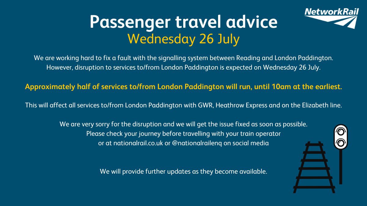 Network Rail Western tweet media