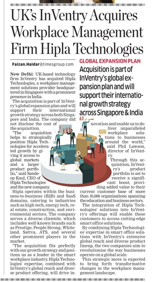FaiHaider's tweet photo. #Hipla operates within the business-to-business (B2B) and SaaS domains, catering to industries such as high-tech, energy tech, #realestate, #construction, and #environmental sectors.

https://t.co/DlTqHKgLWv https://t.co/jx02QqNEKn