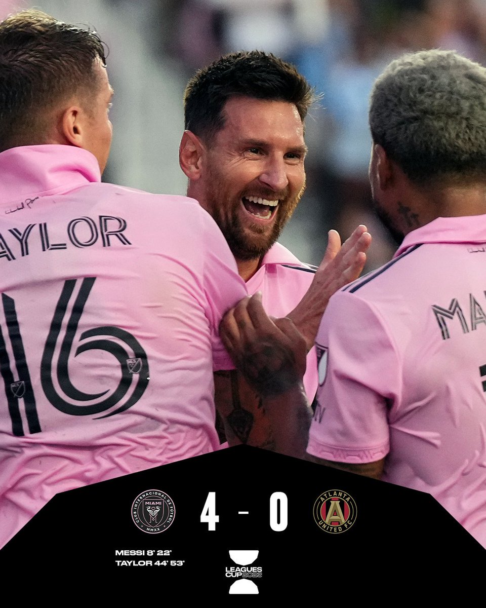 Atlanta United became Lionel Messi's 100th different opponent in which he scored against during his club career.