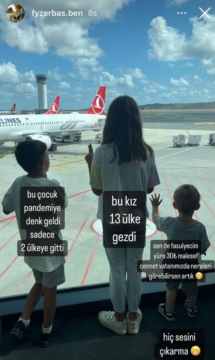 ipirofficall's tweet photo. Diyanet İşleri Başkanı Ali Erbaş’ın İngilizce öğretmeni olan kızı Feyza Erbaş'ın paylaşımıdır bu !!!!

Sen kaç ülke gezdin emekli abilerim ablalarım?
Sen kaç ülke gezdin sabah akşam çalışan emekçi kardeşlerim? 

Hakikaten söylenecek söz yok ✍️

#600milletvekilihataya #Rize #kemer https://t.co/SrE1FdhcEQ