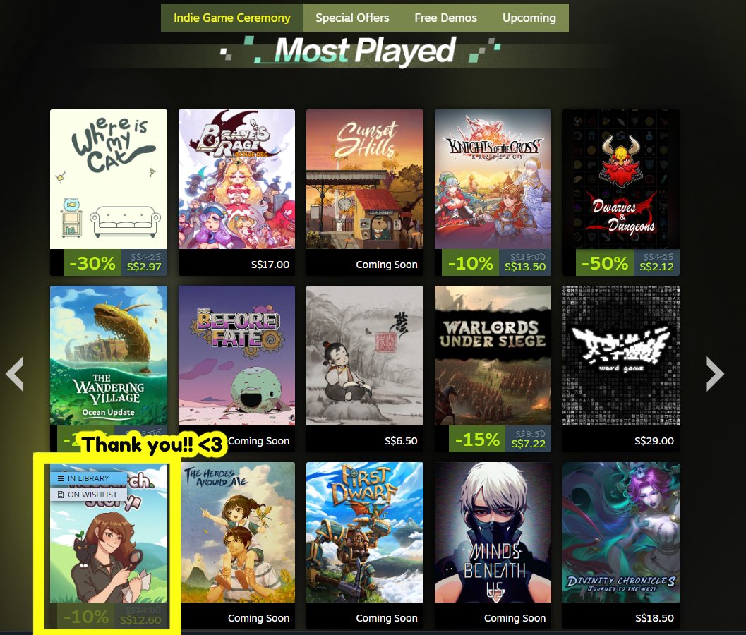 mikixen_'s tweet image. As part of #ChinaJoy x #GameConnection, Research Story is 10% off till Aug 1! I was pleasantly surprised that we&apos;re one of the &apos;Most Played&apos; games, thank you all so much for playing!! 🥰💖