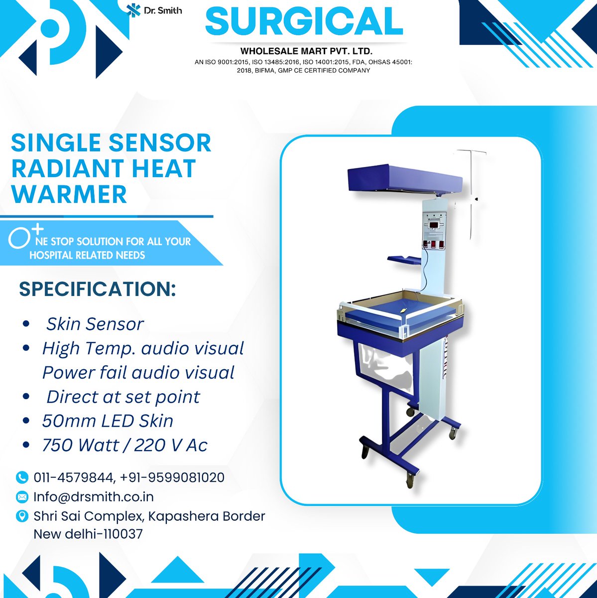 drsmithsurgical's tweet photo. Infant Radiant Warmers are the life savers new born patients as they maintain their Body temperature. 
#infant #radiant #warmer #infantradiantwarmer #hospitallife #hospitalityindustry #hospitals #hospitales #hospitalitymanagement #hospitalidade  #drsmith #surgicalwholesalemart https://t.co/OTsqv8iOe9