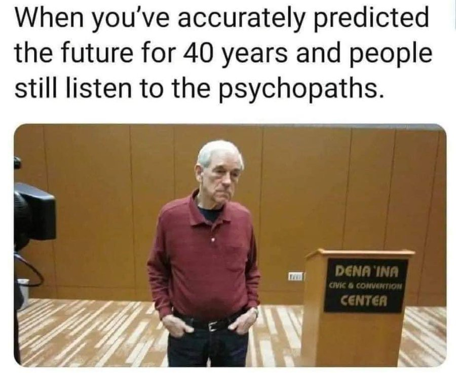 WallStreetMav's tweet photo. Ron Paul would have been a great President. https://t.co/BmF3M6JWxb