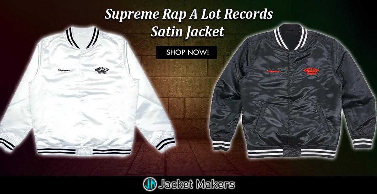 #Supreme #RapALotRecords Full-Snap Satin Jacket.
<Click on Link Shop Now>
jacketmakers.com/product/suprem…
#OOTD #Style #Fashion #Outfit #Costume #Cosplay #gifts #jacket #Jacket #rapalot #rap #fashionstyle #streetwear #bomber #satinjacket #fashionstreet #sale #offers #shopnow