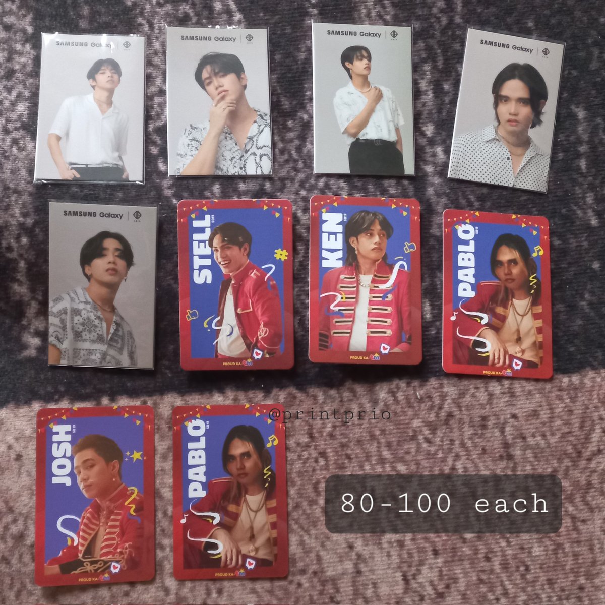 PrintPrio's tweet photo. I'm also selling Samsung and TM photocards!!

📌payment first thru gcash 
📌shopee check out or direct j&amp;t 

Kindly dm us if u're interested.

#SB19 #wts #lfb https://t.co/ijqv3xLzyk