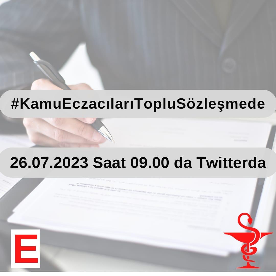 #KamuEczacılarıTopluSözleşmede
kamu eczacılarının stratejik personel olan diğer branşlara eşdeğer mali haklara sahip olmalıdır. Bu yüzden;
Taban 2.26
Teşvik 1.2
Tavan katsayısı da 6.5 olmalıdır.
<a href="/_aliyalcin_/">Ali YALÇIN</a>
<a href="/tebkurumsal/">Türk Eczacıları Birliği</a> 
<a href="/RTErdogan/">Recep Tayyip Erdoğan</a>