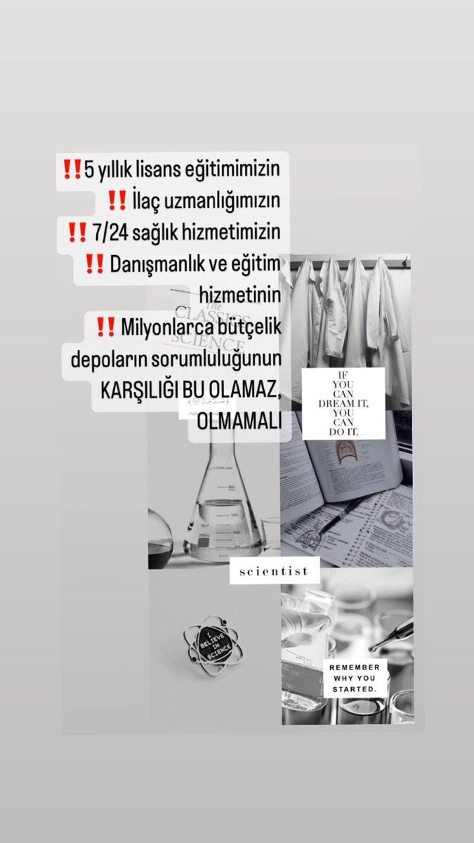 #KamuEczacılarıTopluSözleşmede 
Taleplerimiz
 Taban 2.26
Tavan 6 5
 Teşvik 1.2 
Stratejik personel havuzu 
<a href="/RTErdogan/">Recep Tayyip Erdoğan</a>
<a href="/dbdevletbahceli/">Devlet Bahçeli</a>
<a href="/_aliyalcin_/">Ali YALÇIN</a>
KamuEczacılarının Talepleri açık ve nettir