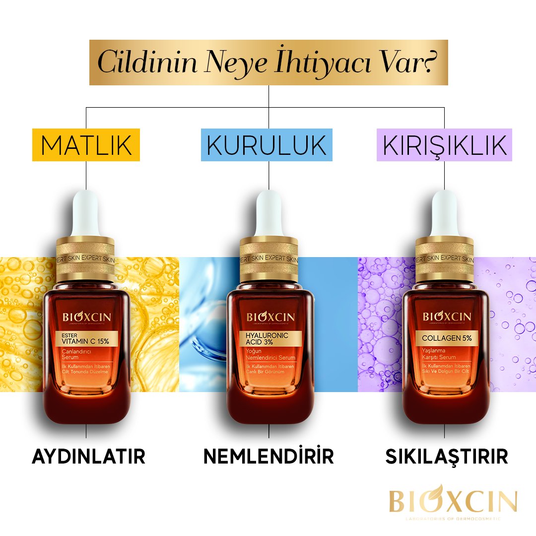 Cildinizin her tür ihtiyacında Bioxcin Skin Expert yanınızda! 💎