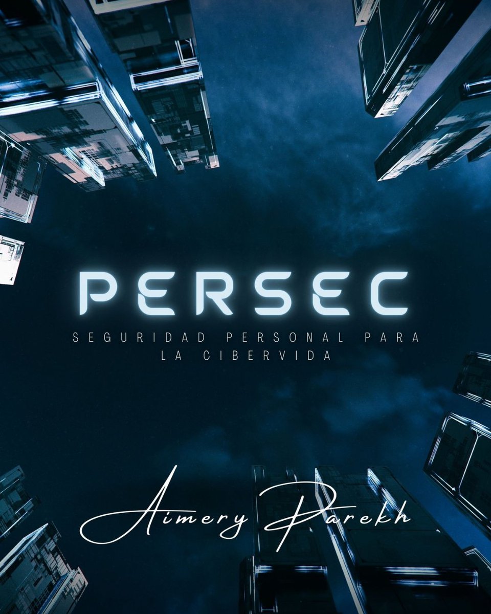 BrigadaOsint's tweet image. Aimery Parekh, saca nuevo libro: &quot;Persec: Seguridad Personal para la Cibervida&quot; 🛡️🌐, te sumergirás en un fascinante viaje para comprender los riesgos y desafíos que enfrentamos en la era digital 📲💻.

t.me/parekhaimeryos…

#PERSEC  #OSINT #Privacidad #Huelladigital