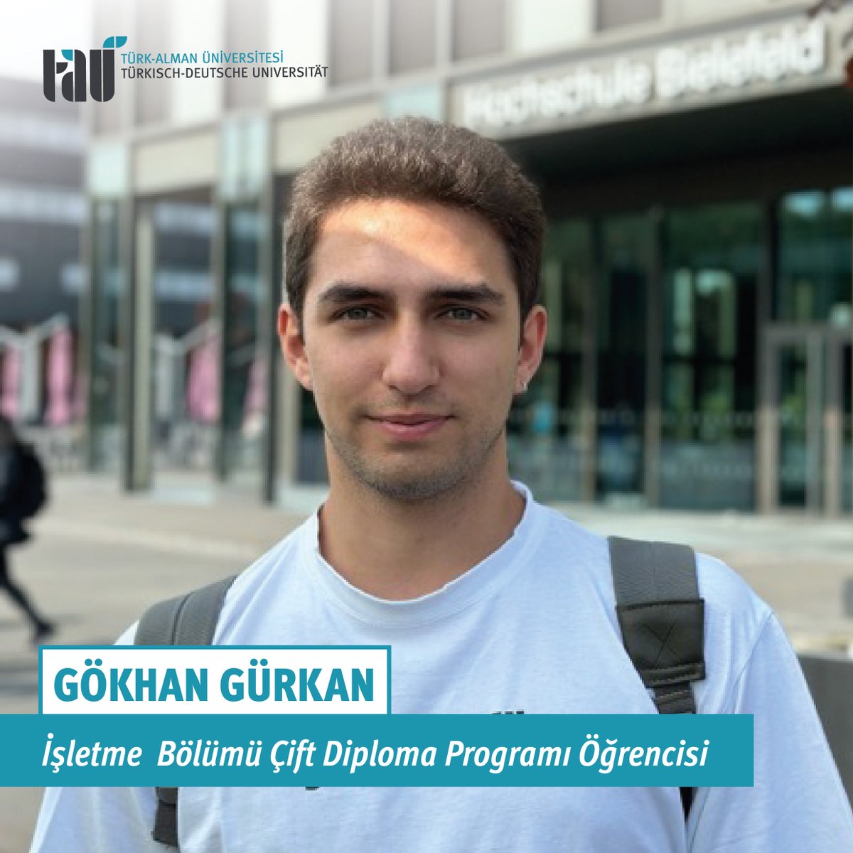 🔹Çift diploma programı kapsamında Bielefeld Uygulamalı Bilimler Üniversitesi İşletme Programı öğrencileri de TAÜ’de öğrenim görebilme ve çift diploma sahibi olabilme imkânına sahiptirler.🔹