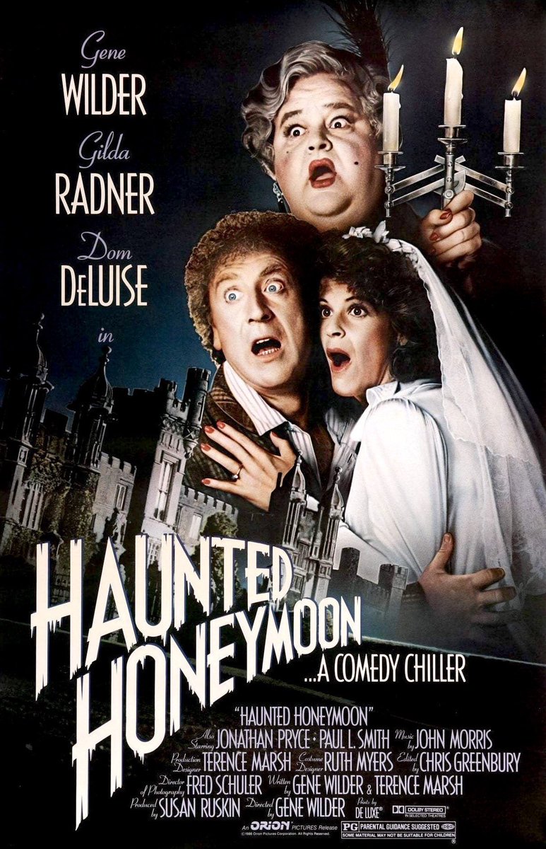 FilmNewsNos's tweet photo. 🎬MOVIE HISTORY: 37 years ago today, July 25, 1986, the movie ‘Haunted Honeymoon’ opened in theaters!
#GeneWilder #GildaRadner #DomDeLuise #JonathanPryce #EveFerret #BryanPringle #PeterVaughn #PaulLSmith #JimCarter #RogerAshtonGriffiths #AnnWay #SallyOsborne https://t.co/k3nH8h1eXx