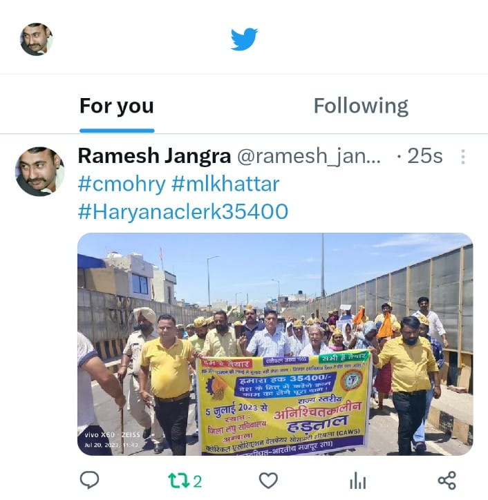 PalNarander1010's tweet photo. लेकर रहेंगे 35400
भीख नहीं हक है हमारा 35400
क्यों नहीं देते 35400
छीन के लेंगे 35400
हक हमारा 35400
दिल क्या चाहता 35400
दिन क्या है 35400
��ात क्या है 35400
#haryanaclerk35400
#Haryanaclerk35400
@cmohry
@anilvijminister 
@mlkhattar https://t.co/By7bPLp6Yf
