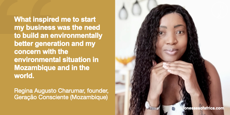 GML! Africa's women entrepreneurs have a lot to teach the world / Read today's edition and have yourself an inspired entrepreneurial day! - mailchi.mp/lionessesofafr… #QOTD by Regina Augusto Charumar, founder, Geração Consciente (Mozambique)